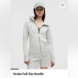 Lululemon Full Zip Scuba Hoodie 🌸 (Heathered VitaPink)